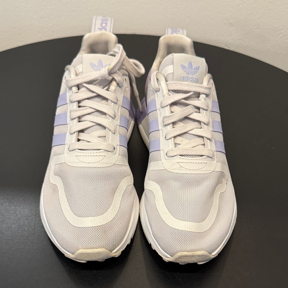 Adidas White and Lavender Women Size 8